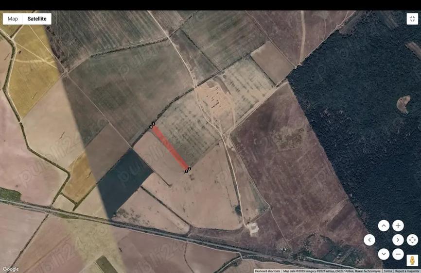 Teren de 7500 mp, în Central