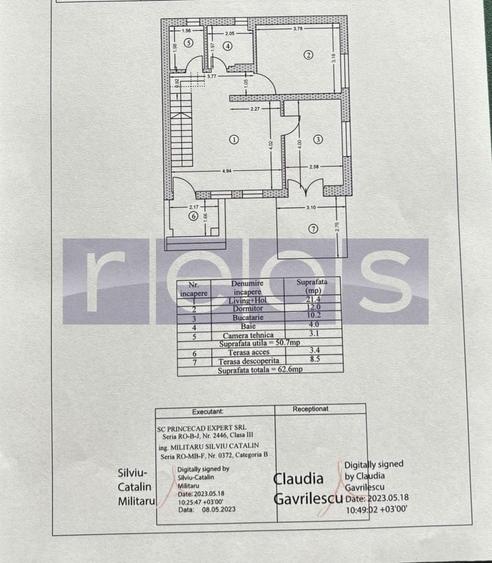 Duplex cu 4 camere cu Canalizare în Central