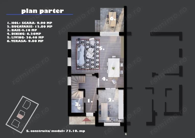 Casă cu 4 camere cu Teren 300 Mp în Buda