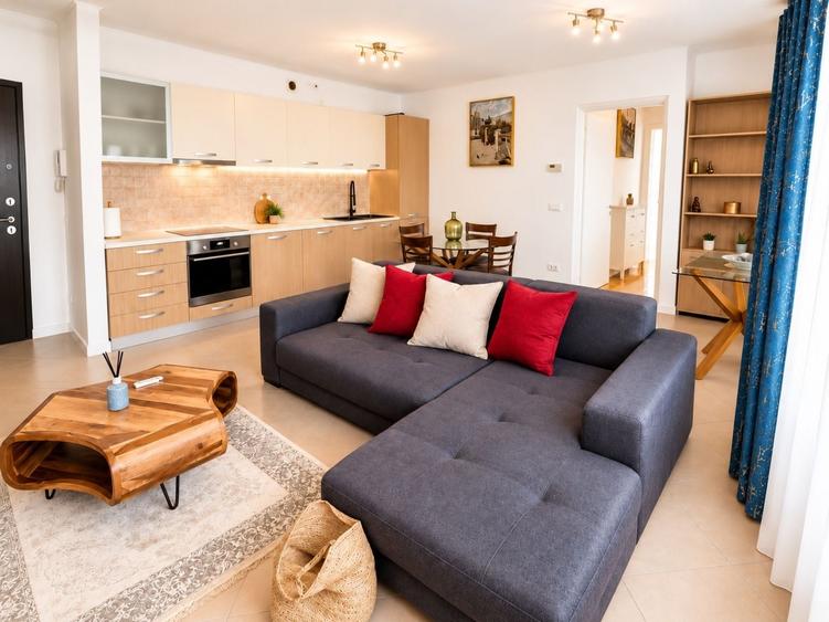 Apartament cu 2 camere semidecomandat în Central