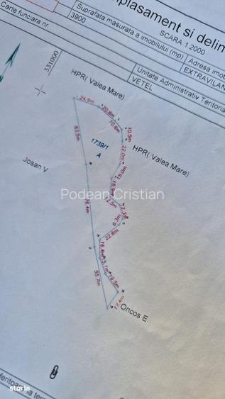 Teren cu izvor sat Bretelin la 10km de Deva PARCELABIL
