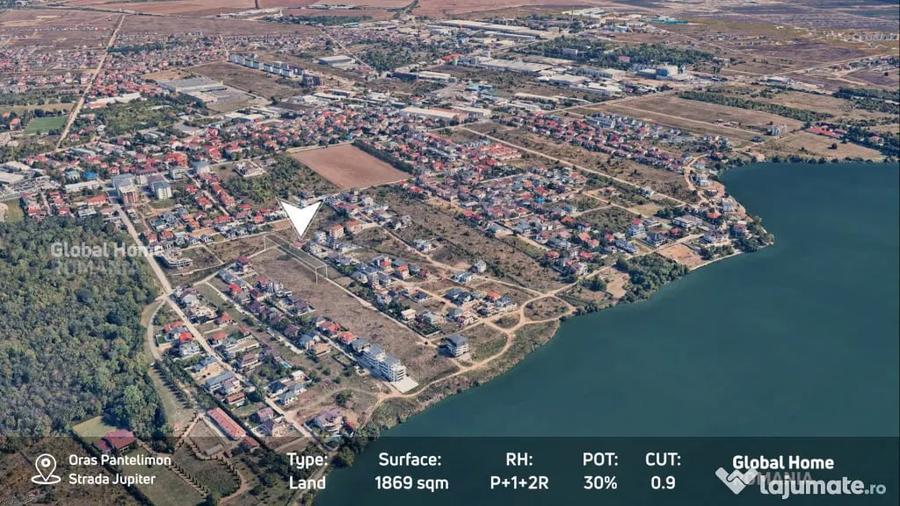 Teren Dezvoltare | 1.869 mp | PUD Aprobat | Str. Jupiter - P - 13