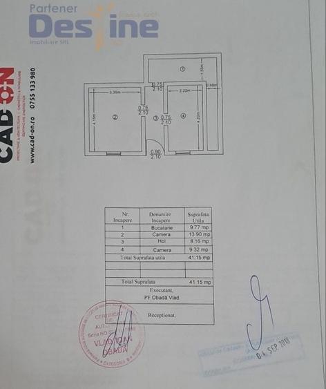 Casă individuală cu 2 camere cu Canalizare în Galata