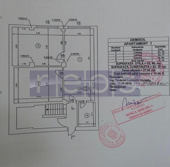 Apartament cu 3 camere decomandat, mobilat în Dămăroaia