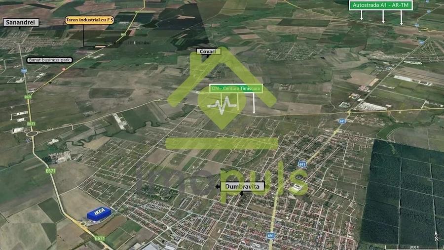 Teren de 28875 mp, în Sânandrei