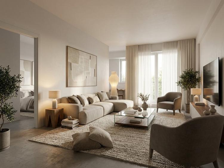 Apartament cu 2 camere semidecomandat în Eminescu