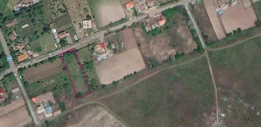Teren de 1700 mp, în Vrancea