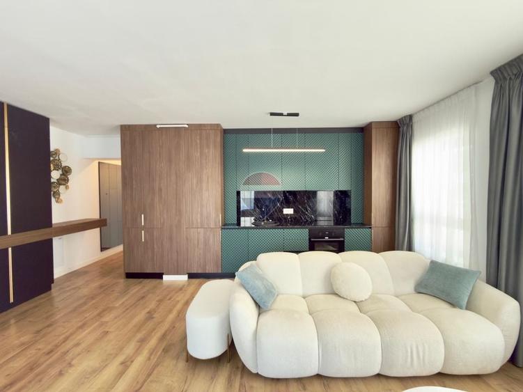 Apartament cu 2 camere semidecomandat, mobilat în Floreasca