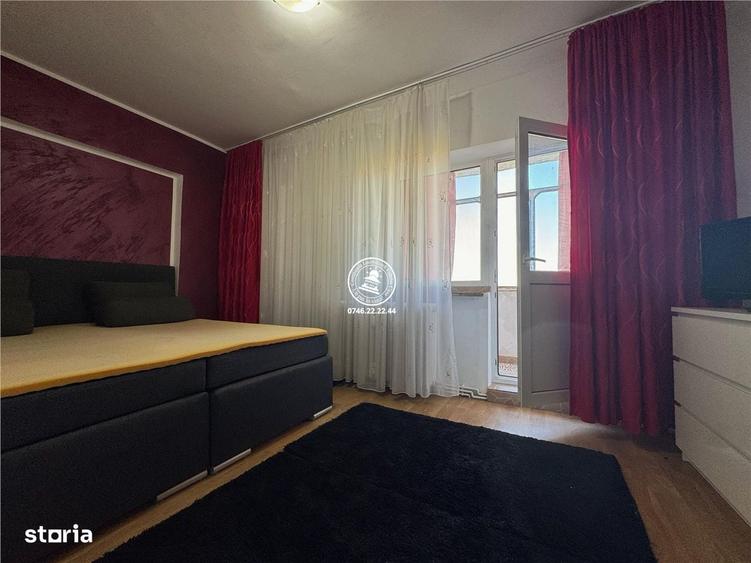 Apartament cu 3 camere decomandat, mobilat în Frumoasa