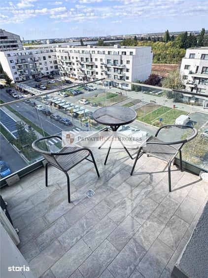 Apartament cu 2 camere decomandat, mobilat în Băneasa