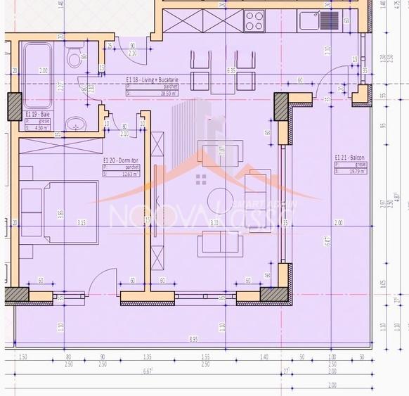 Apartament 2 camere de vânzare – Mamaia Nord, 65,32 mp | Complet finisat - 6