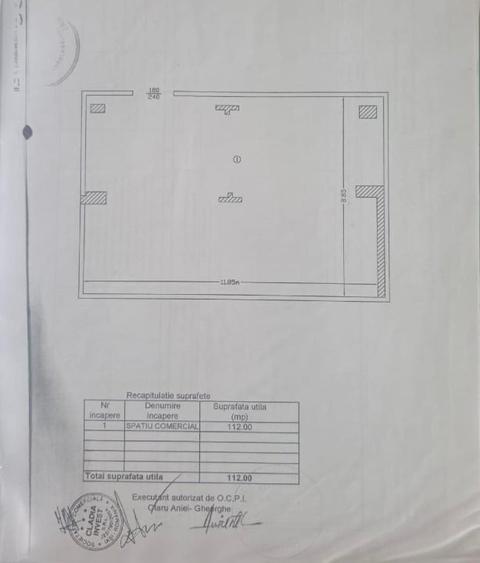 Spațiu comercial, de 112 mp, în Podul de Fier