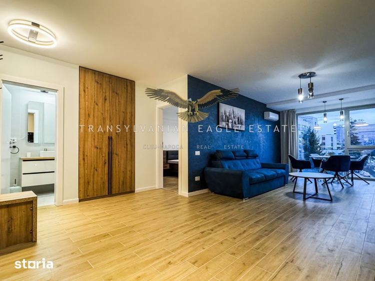 Apartament cu 2 camere semidecomandat, mobilat în Între Lacuri
