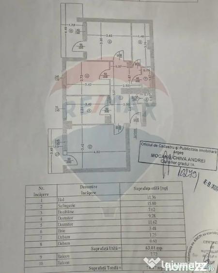 Apartament cu 3 camere decomandat în Ultracentral
