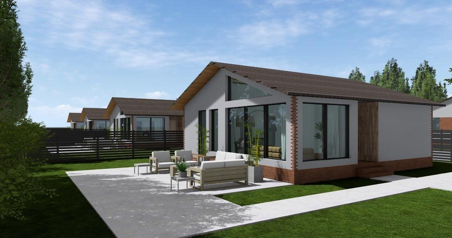 Casă individuală cu 3 camere cu Teren 500 Mp în Copăceni