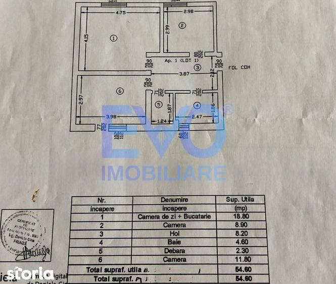 Apartament cu 3 camere decomandat în Valea Lupului