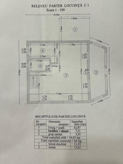 Casă individuală cu 4 camere cu Teren 505 Mp în Valea Călugărească