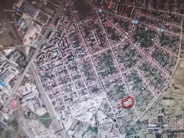 Teren de 3500 mp, în Mehala
