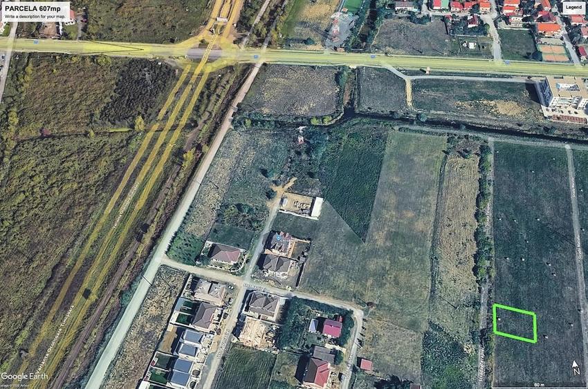 Teren de 607 mp, în Moșnița Nouă