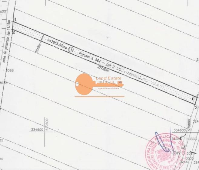 Teren Construcții intravilan de 2953 mp, în Mogoșoaia