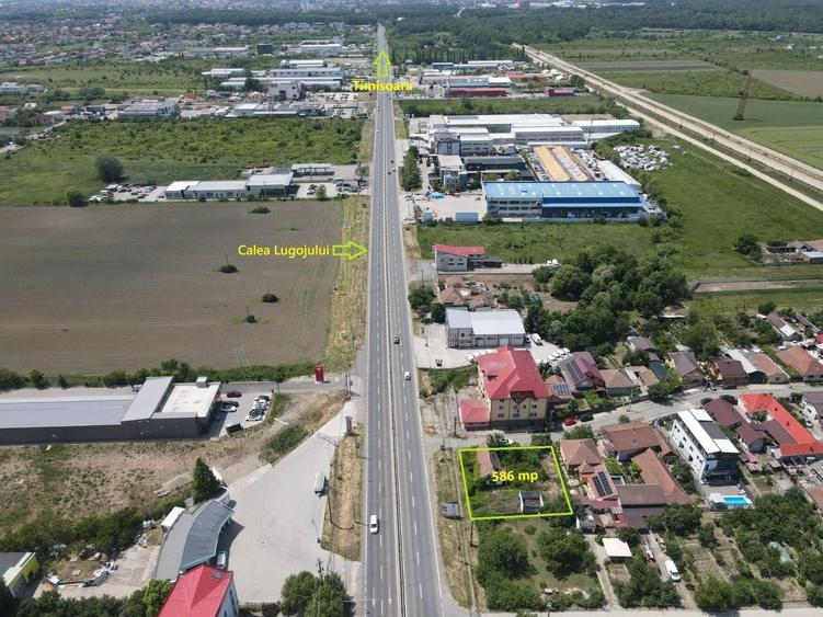 Teren Construcții intravilan de 586 mp, în Moșnița Nouă