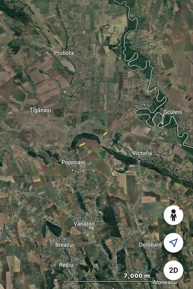 Teren de 19500 mp, în Popricani