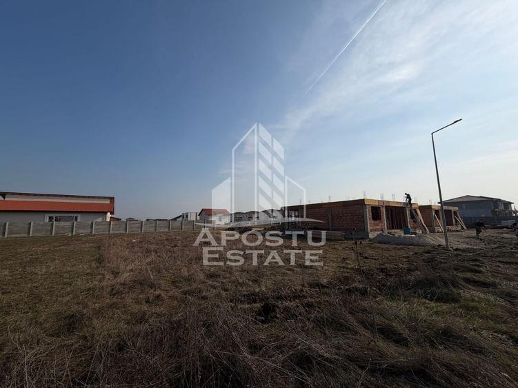 Teren Construcții intravilan de 600 mp, în Moșnița Nouă