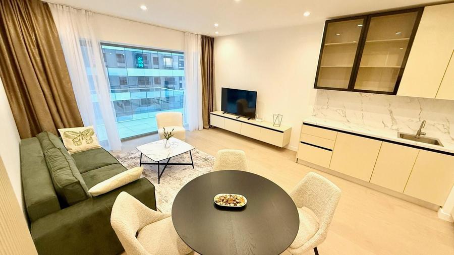 Apartament cu 2 camere semidecomandat, mobilat în Barbu Văcărescu
