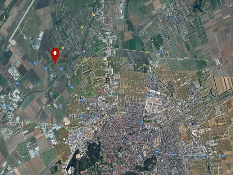 Teren Construcții intravilan de 55700 mp, în Stupini