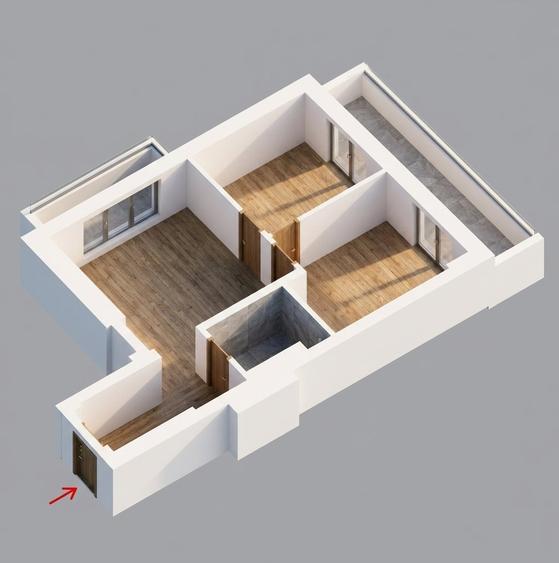 Sun Lake Residence 3 camere,70 mp,Încălzire în pardoseală,Ferestre panoramice - 6