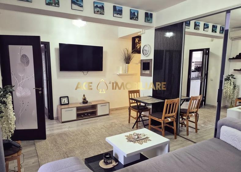Apartament cu 2 camere decomandat, mobilat în Bucureștii Noi