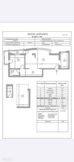 Apartament cu 2 camere, mobilat în Herăstrău