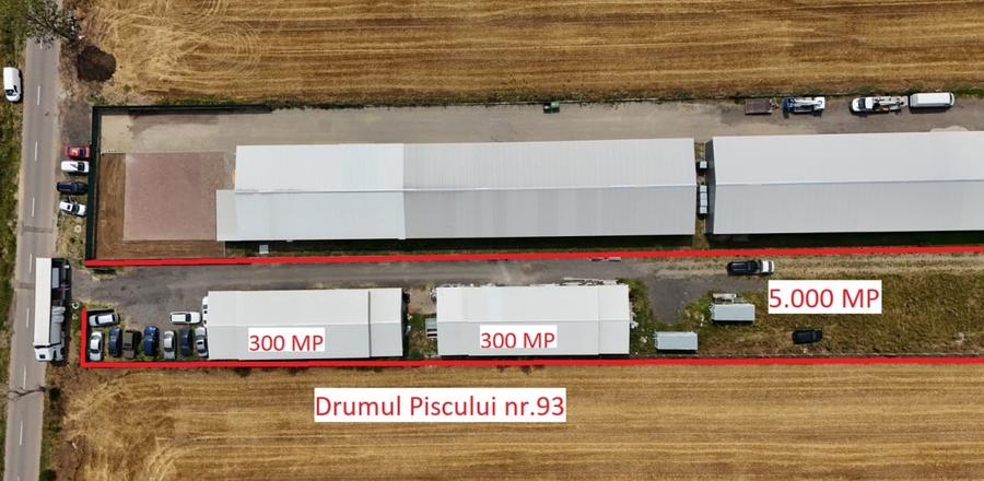 Spațiu industrial, de 600 mp, în Ciolpani
