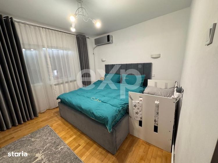 Apartament cu 3 camere decomandat, mobilat în Teilor