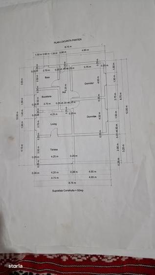 Teren de 650 mp, în Vânători