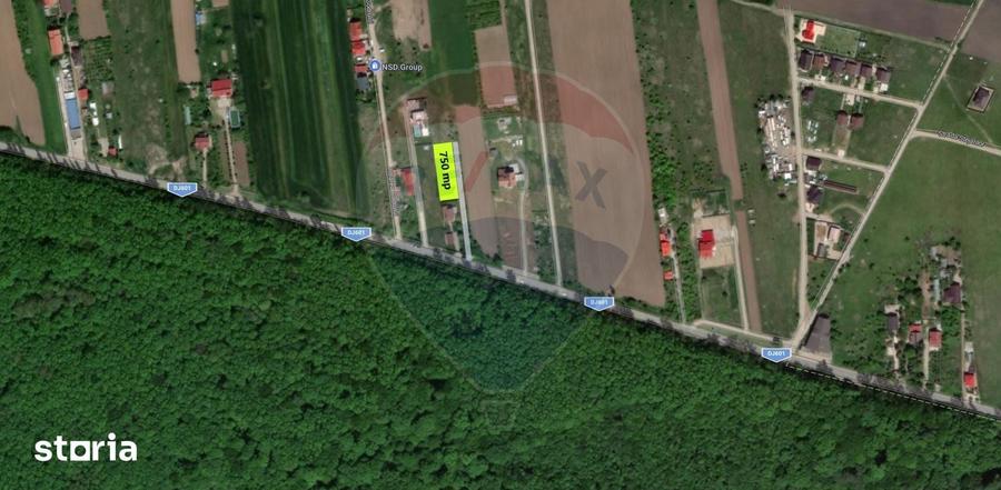 Teren de 752 mp, în Bolintin-Deal