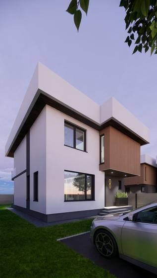 Casă individuală cu 4 camere cu Teren 280 Mp în Trivale