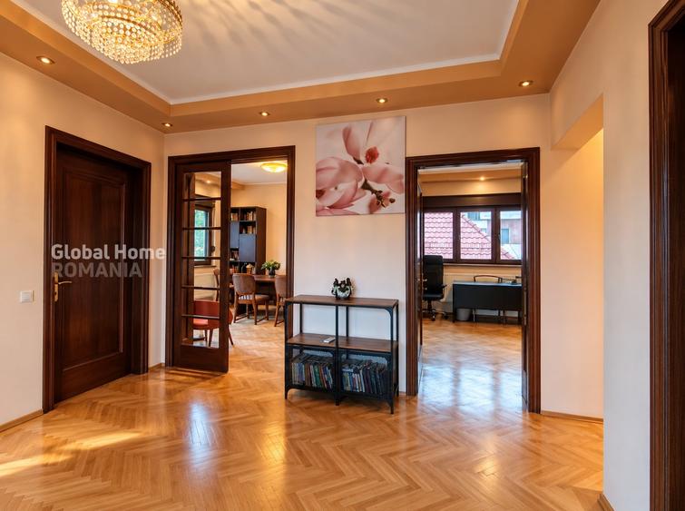Apartament cu 5 camere semidecomandat, mobilat în Domenii