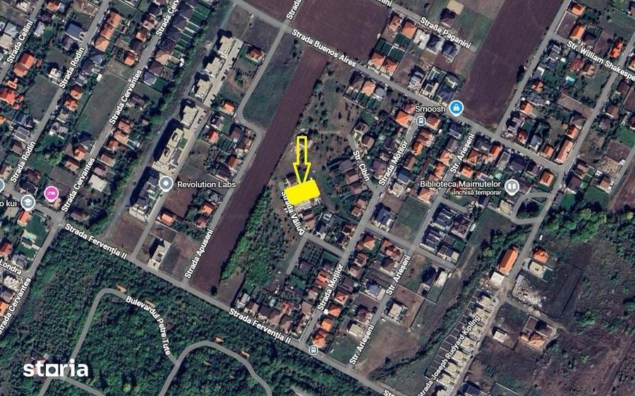 Teren de 646 mp, în Dumbrăvița