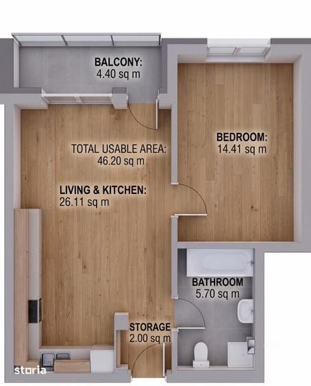 Apartament cu 2 camere în Șelimbăr
