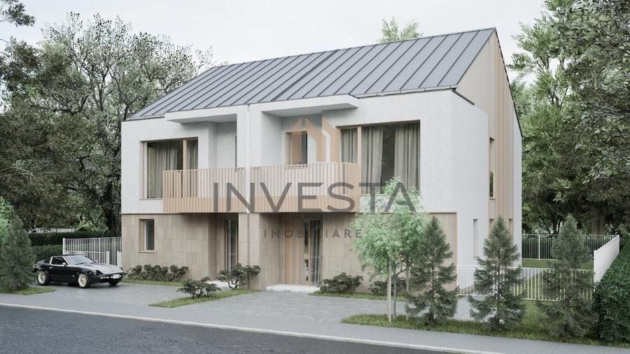 Duplex cu 5 camere cu Canalizare în Popești