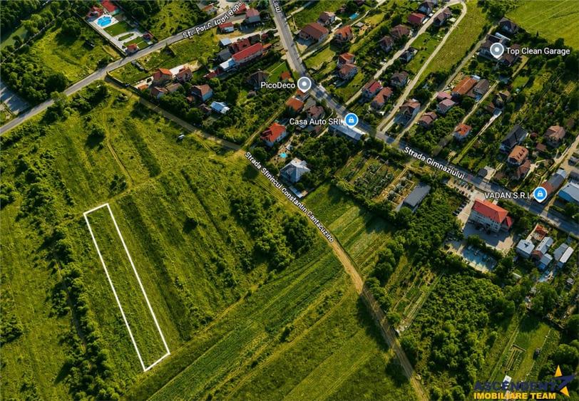 Teren de 2500 mp, în Central