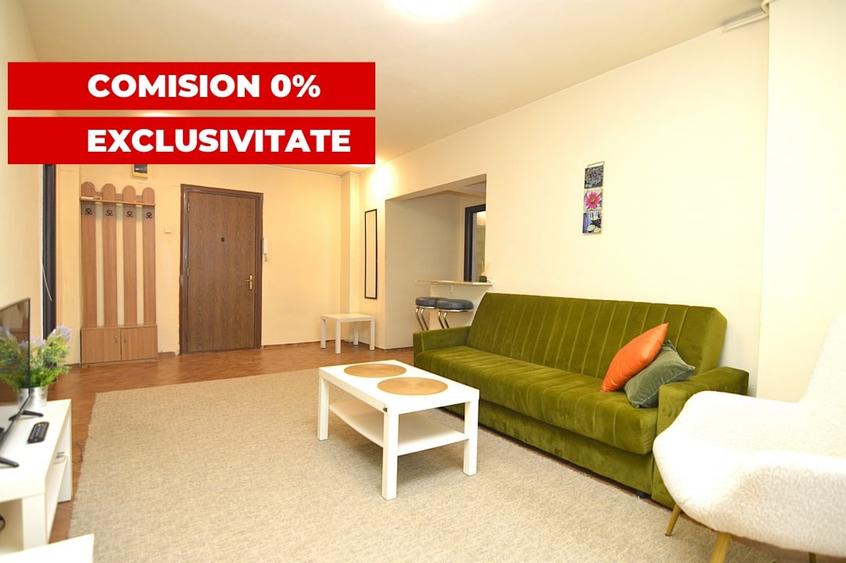 Apartament cu 2 camere decomandat, mobilat în Decebal