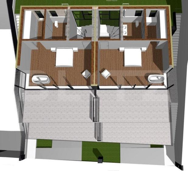 Duplex cu 5 camere cu Canalizare în Europa