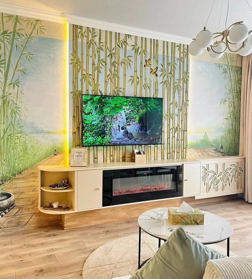 Apartament cu 2 camere semidecomandat, mobilat în Central
