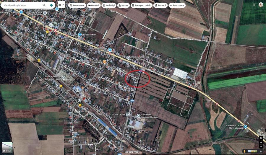 Teren Construcții de 2017 mp, în Hanu Conachi
