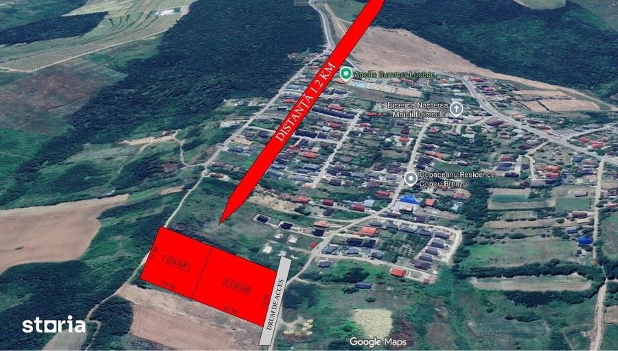 Teren de 650 mp, în Breazu