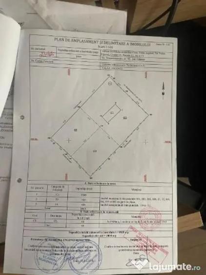 Teren de 2000 mp, în Valea Argovei