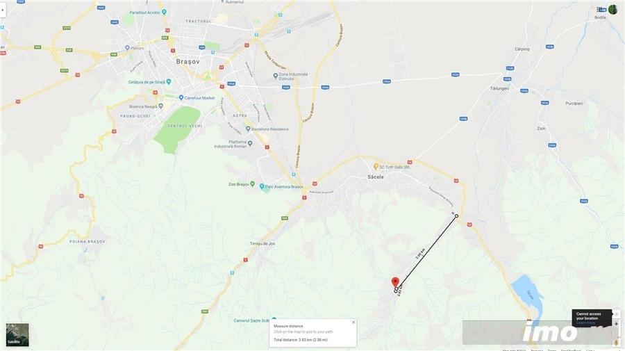 Teren de 14400 mp, în Central