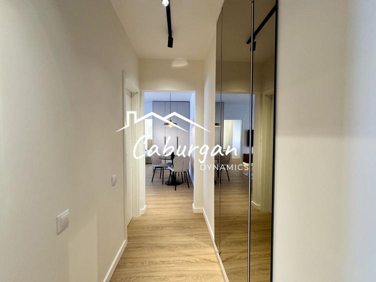 Apartament cu 2 camere nedecomandat, mobilat în Mihai Viteazul